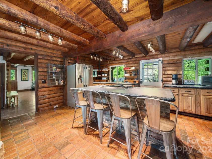 1499 Turkey Creek Road, Clyde, NC 28721.  MLS# CAR4160195, YatesRealty ID 3976. Alternate View of Kitchen