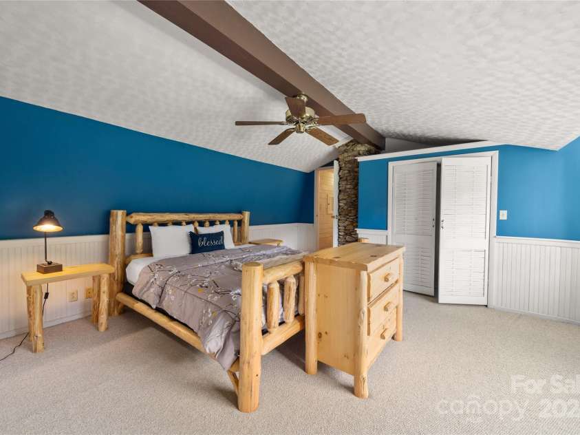 1499 Turkey Creek Road, Clyde, NC 28721.  MLS# CAR4160195, YatesRealty ID 3976. Bedroom 1 upstairs
