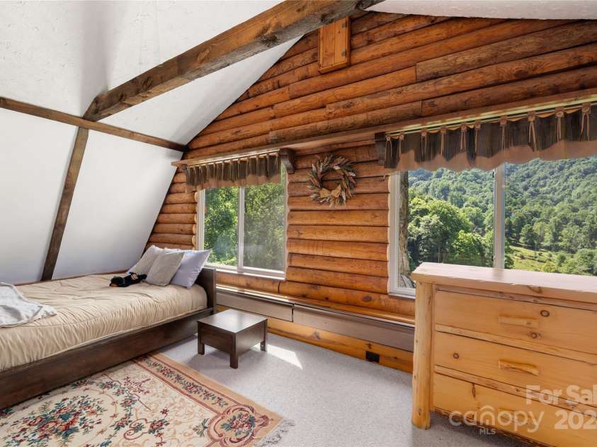 1499 Turkey Creek Road, Clyde, NC 28721.  MLS# CAR4160195, YatesRealty ID 3976. Bedroom 4 Upstairs