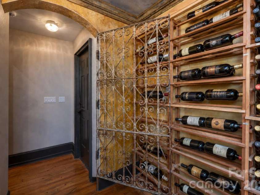 3603 Hennessy Place, Charlotte, NC 28210.  MLS# CAR4406603, YatesRealty ID 39762. Wine Cellar
