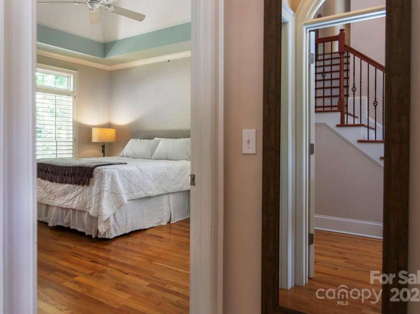 4709 Trey View Court, Mint Hill, NC 28227.  MLS# CAR4173427, YatesRealty ID 3978. Dbl doors open to small entry to main level primary suite.