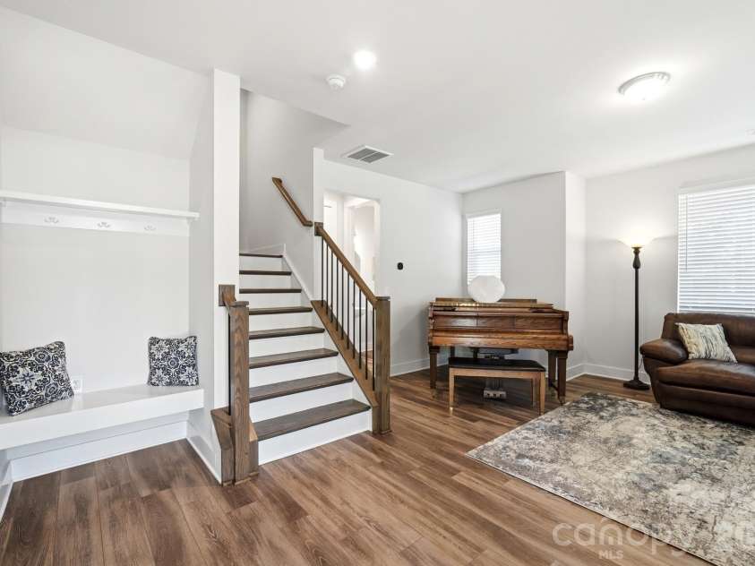 2745 Ensemble Court, Charlotte, NC 28262.  MLS# CAR4405842, YatesRealty ID 39785. Main level Rec Rm