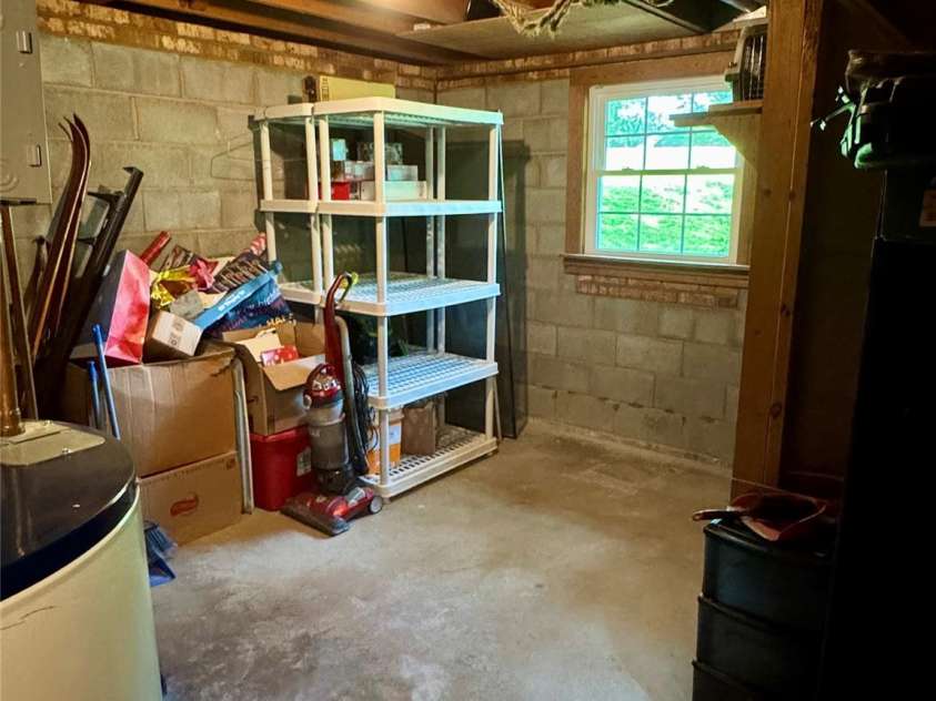 267 25th Avenue, Hickory, NC 28601.  MLS# CAR4405765, YatesRealty ID 39790. Basement storage area