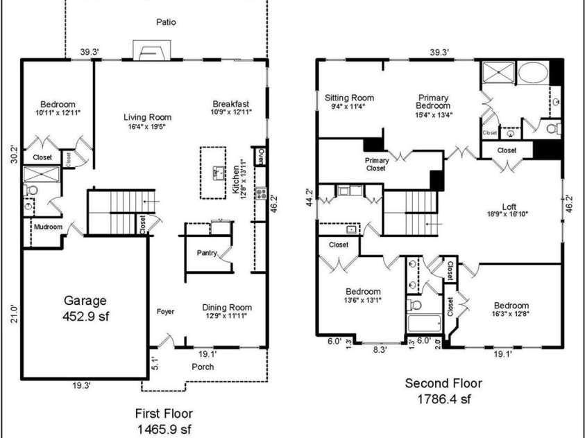 5821 Casper Drive, Charlotte, NC 28214.  MLS# CAR4405553, YatesRealty ID 39797. Floor plan.