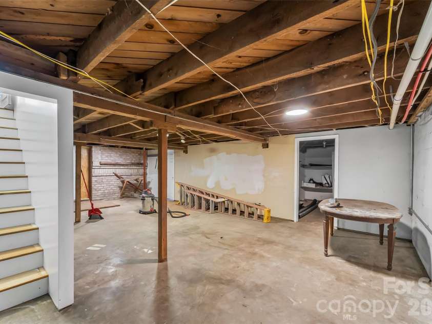 4951 Burns Road, Granite Falls, NC 28630.  MLS# CAR4356121, YatesRealty ID 3980. Basement