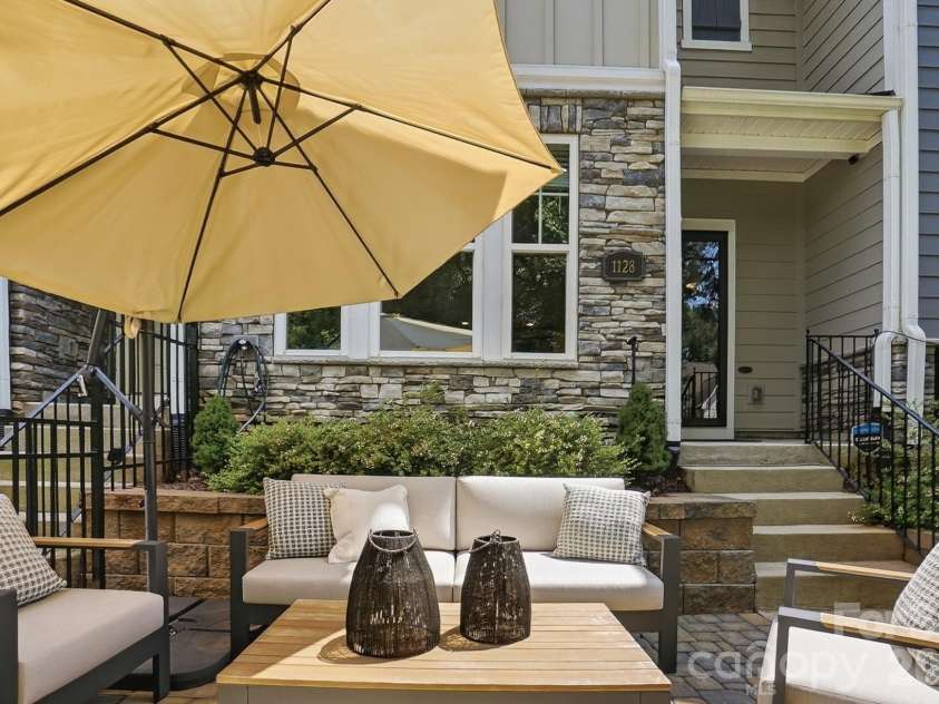 1128 Drummond Avenue, Charlotte, NC 28205.  MLS# CAR4405156, YatesRealty ID 39807. Patio