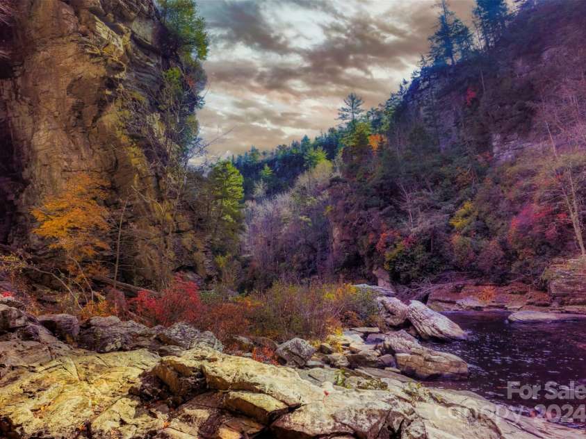 23022 Linville Falls Highway, Linville Falls, NC 28647.  MLS# CAR4178209, YatesRealty ID 3981. Linville Gorge a half a mile away from house.