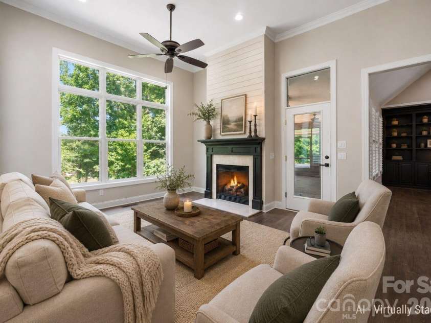4412 Lake Forest Road, Denver, NC 28037.  MLS# CAR4404304, YatesRealty ID 39820. Keeping Room - virtually staged