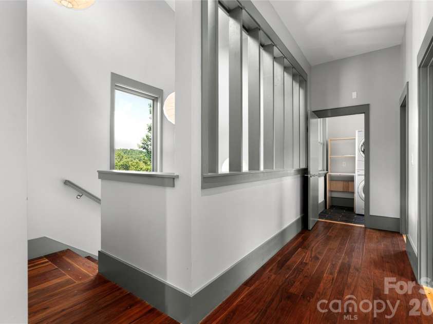 31 Grey River Run, Woodfin, NC 28804.  MLS# CAR4403960, YatesRealty ID 39822. Upstairs hallway