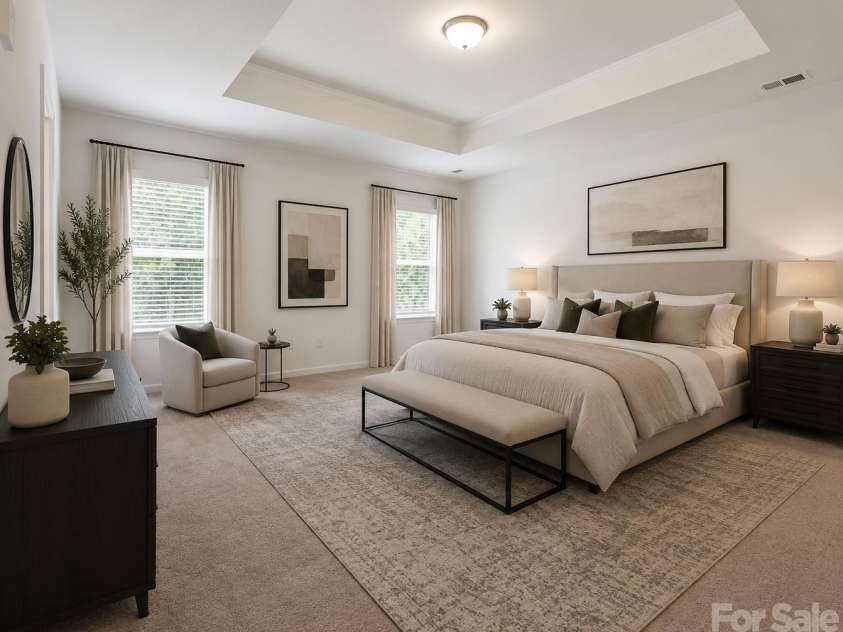 4028 Brazos Street, Charlotte, NC 28214.  MLS# CAR4403352, YatesRealty ID 39828. Virtually Staged - Owner's Suite