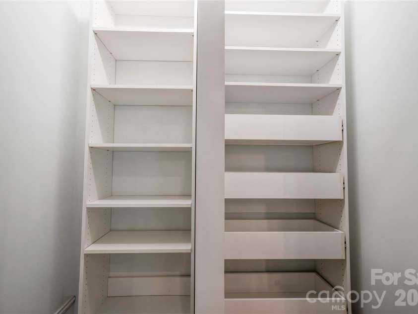 194 T R Harris Drive, Shelby, NC 28150.  MLS# CAR4403041, YatesRealty ID 3984. Pantry with pull out drawers.