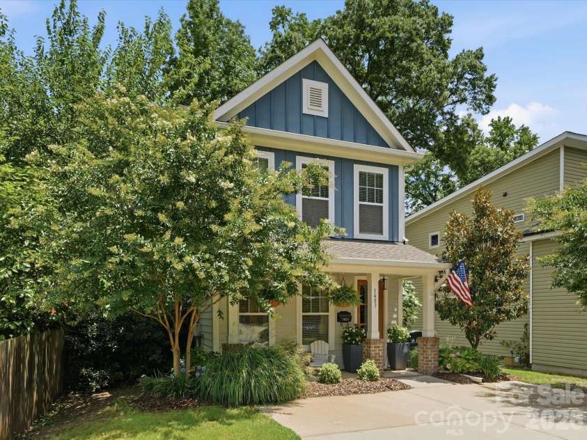 1403 Academy Street, Charlotte, NC 28205.  MLS# CAR4399279, YatesRealty ID 39844. 