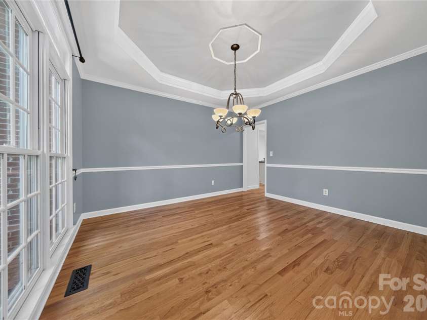2615 Providence Hills Drive, Matthews, NC 28105.  MLS# CAR4396686, YatesRealty ID 39848. Dining Room