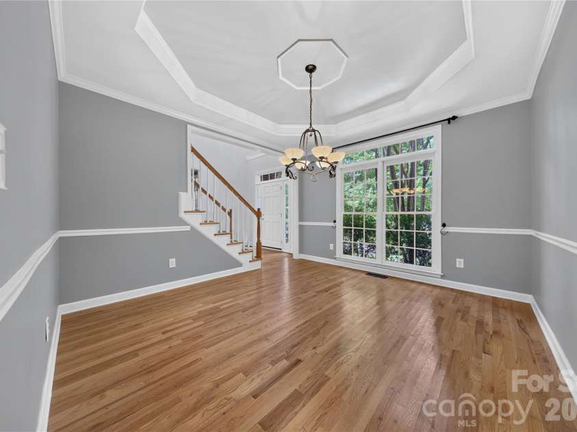 2615 Providence Hills Drive, Matthews, NC 28105.  MLS# CAR4396686, YatesRealty ID 39848. Dining Room