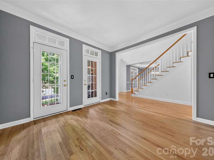 2615 Providence Hills Drive, Matthews, NC 28105.  MLS# CAR4396686, YatesRealty ID 39848. Flex Space w Doors to Front Porch