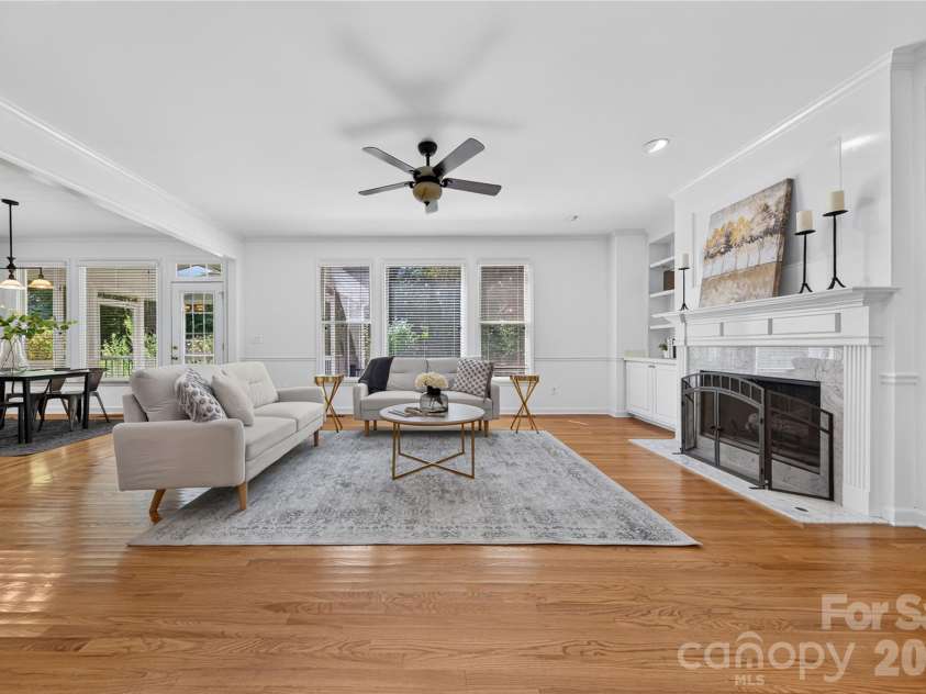 2615 Providence Hills Drive, Matthews, NC 28105.  MLS# CAR4396686, YatesRealty ID 39848. Great Room