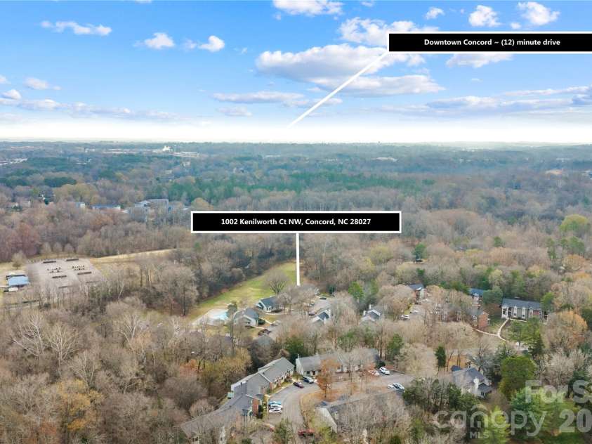 1002 Kenilworth Court, Concord, NC 28027.  MLS# CAR4327235, YatesRealty ID 3985. Just 12 minutes from downtown