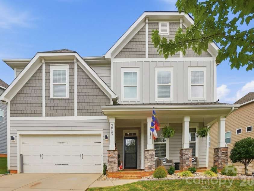 209 Church Street, McAdenville, NC 28101.  MLS# CAR4407372, YatesRealty ID 39862. 