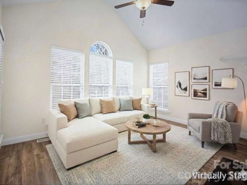 7039 Sedgebrook Drive, Stanley, NC 28164.  MLS# CAR4332906, YatesRealty ID 3987. Virtually staged sunroom