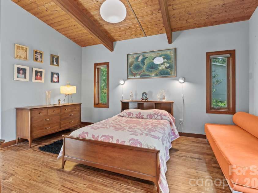 39 Wolf Road, Asheville, NC 28805.  MLS# CAR4397525, YatesRealty ID 39870. Bedroom from closet area