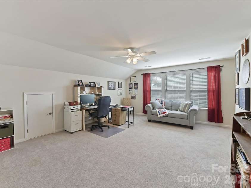 3302 Oliver Stanley Trail, Lancaster, SC 29720.  MLS# CAR4340248, YatesRealty ID 3989. Bonus Room Upper Level with Fan and Cubbie Storage. 