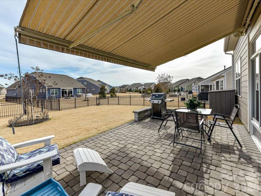 3302 Oliver Stanley Trail, Lancaster, SC 29720.  MLS# CAR4340248, YatesRealty ID 3989. Patio with Remote Awning