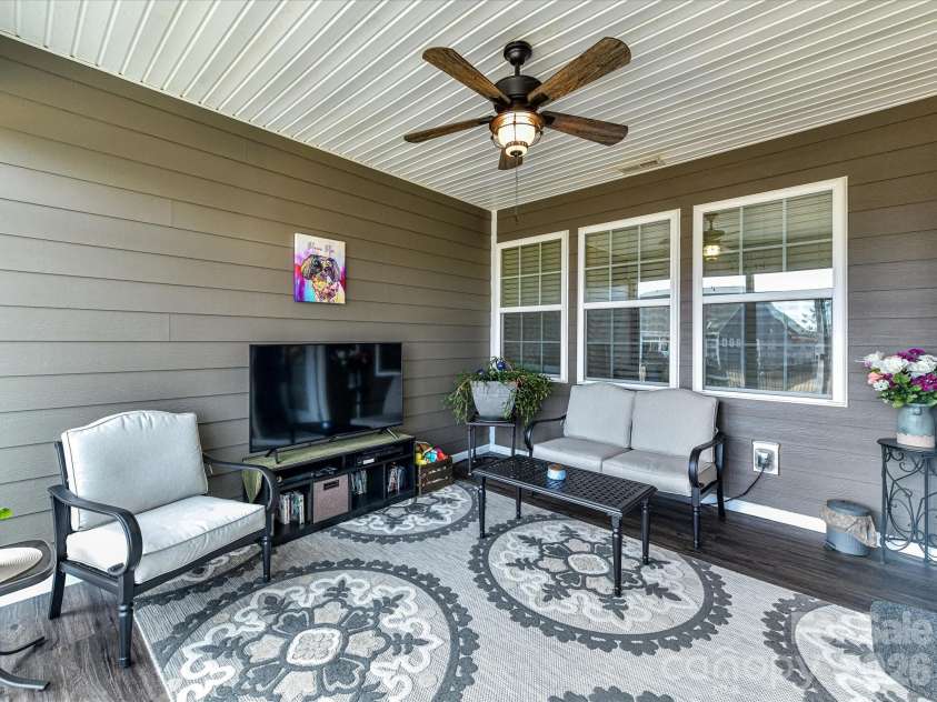3302 Oliver Stanley Trail, Lancaster, SC 29720.  MLS# CAR4340248, YatesRealty ID 3989. Sunroom with Fan