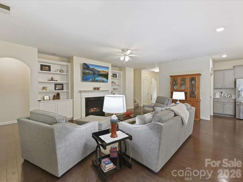 3302 Oliver Stanley Trail, Lancaster, SC 29720.  MLS# CAR4340248, YatesRealty ID 3989. Wood Floors and Ceiling Fan