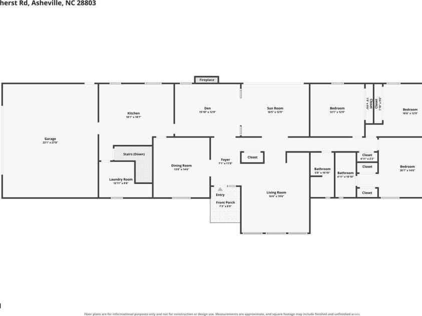 24 Amherst Road, Biltmore Forest, NC 28803.  MLS# CAR4394304, YatesRealty ID 39893. 