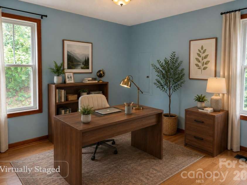 5 Springmill Drive, Asheville, NC 28806.  MLS# CAR4401361, YatesRealty ID 39898. Virtually staged