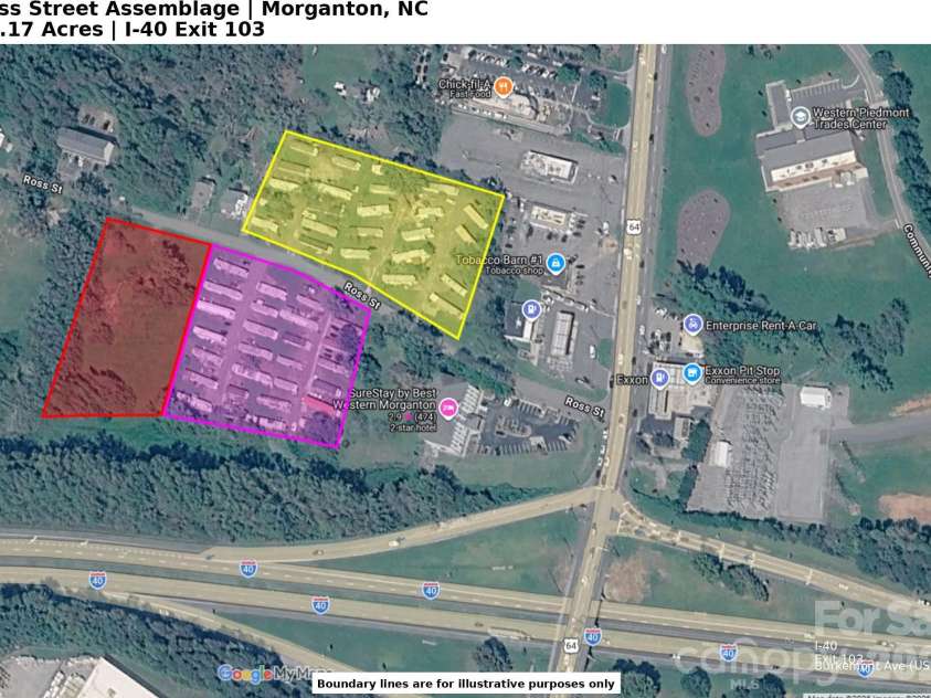 100, 102-109, 111 Ross Street, Morganton, NC 28655.  MLS# CAR4344560, YatesRealty ID 3992. 