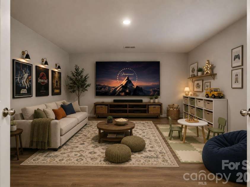 1512 Forkhorn Drive, Monroe, NC 28110.  MLS# CAR4407435, YatesRealty ID 39921. Virtually Staged Bonus Room