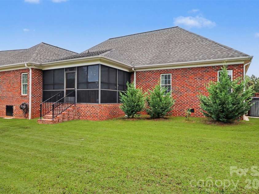 119 Blakemore Drive, Shelby, NC 28152.  MLS# CAR4404874, YatesRealty ID 39934. Back view of home