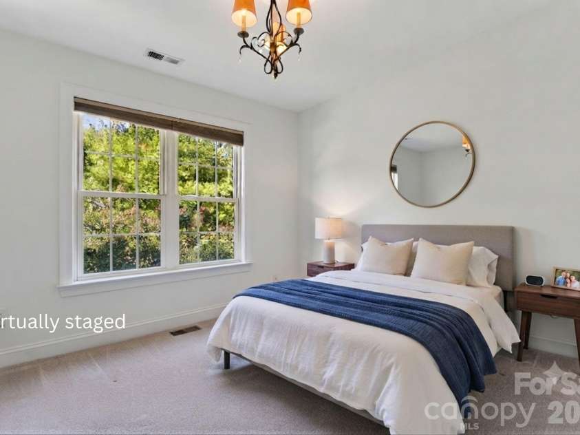 9727 Devonshire Drive, Huntersville, NC 28078.  MLS# CAR4398845, YatesRealty ID 39956. Bedroom #2 virtually staged
