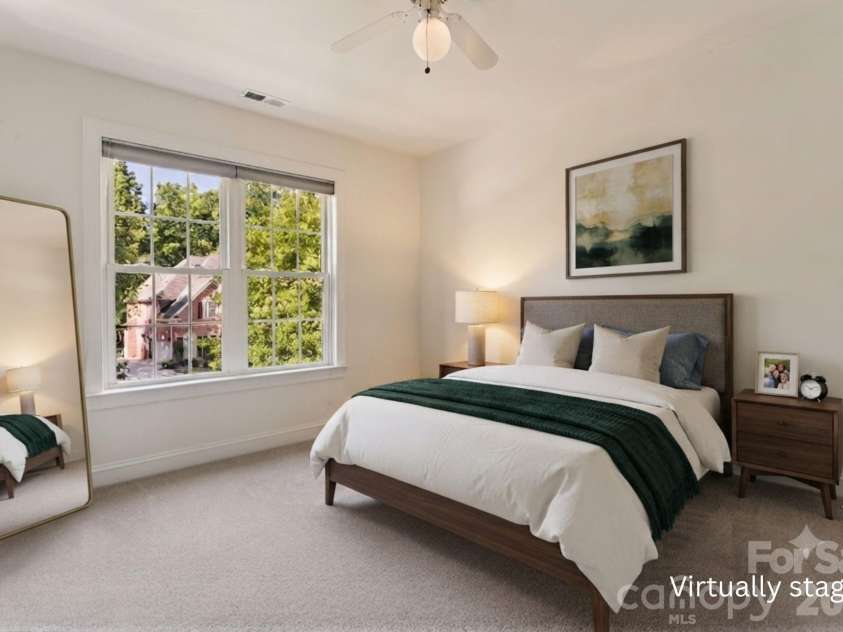 9727 Devonshire Drive, Huntersville, NC 28078.  MLS# CAR4398845, YatesRealty ID 39956. Bedroom #3 virtually staged