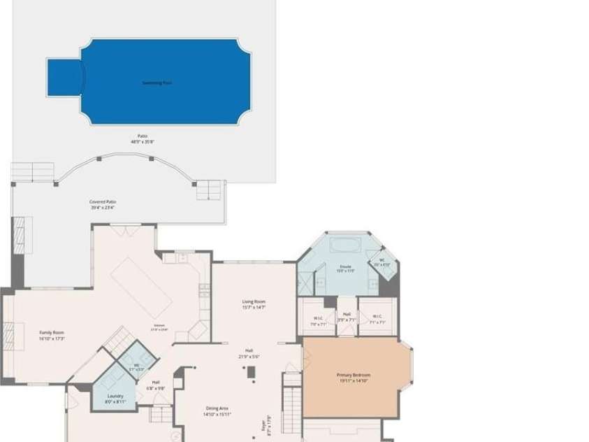 15118 Ballantyne Country Club Drive, Charlotte, NC 28277.  MLS# CAR4400976, YatesRealty ID 39957. Floorplan