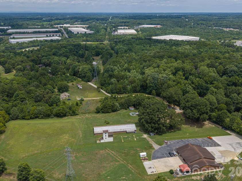 189 Campbell Lane, Lincolnton, NC 28092.  MLS# CAR4407220, YatesRealty ID 39964. Aerial view