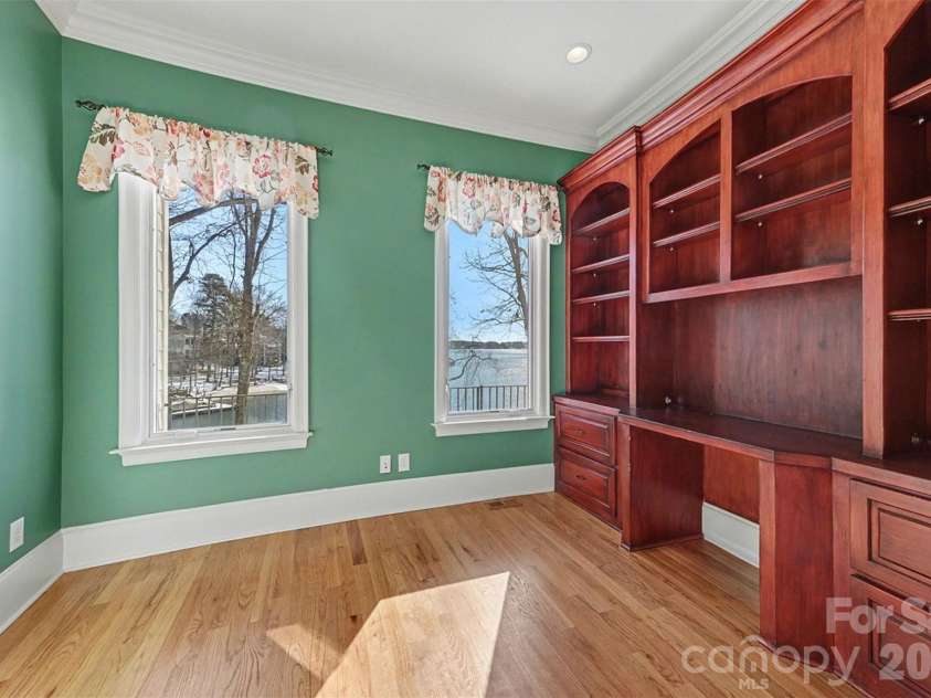 4526 Island Waters Drive, Denver, NC 28037.  MLS# CAR4341162, YatesRealty ID 3997. Main level home office 