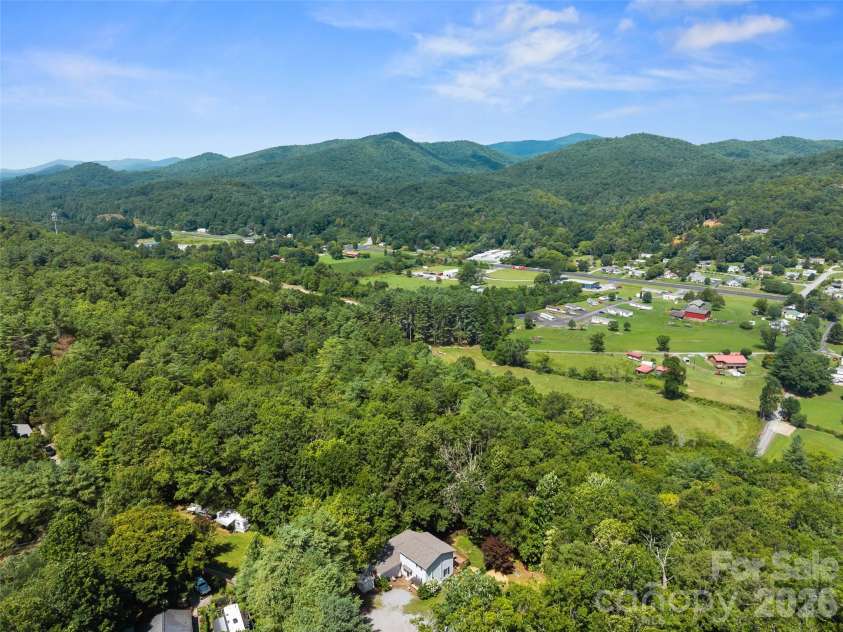 105 Big Bear Drive, Pisgah Forest, NC 28768.  MLS# CAR4403746, YatesRealty ID 39978. Aerial
