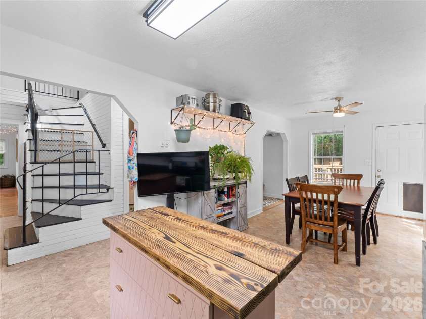 105 Big Bear Drive, Pisgah Forest, NC 28768.  MLS# CAR4403746, YatesRealty ID 39978. Kitchen/Dining