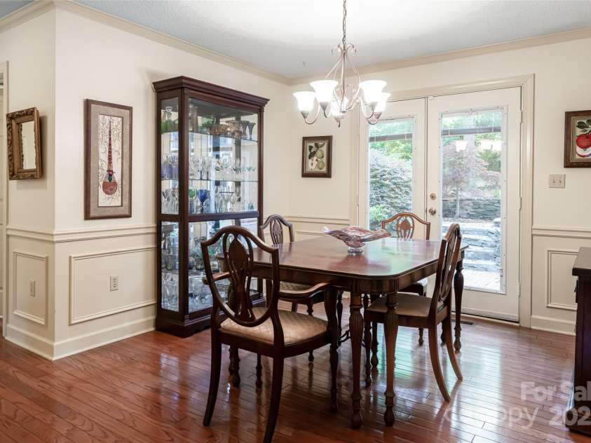 287 Anne Street, Rutherfordton, NC 28139.  MLS# CAR4258689, YatesRealty ID 3999. Formal Dining Room with access to the outdoor Patio Space
