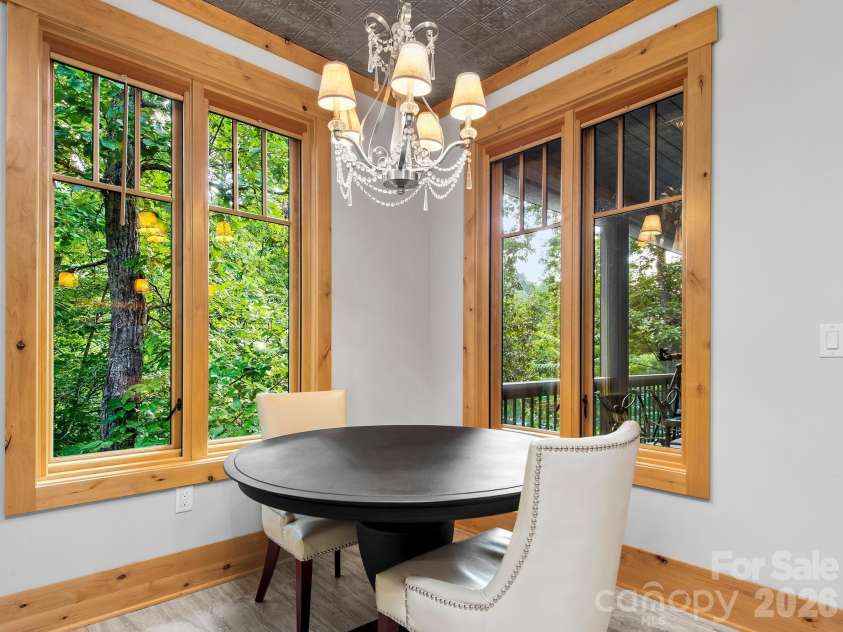 600 White Water Way, Marshall, NC 28753.  MLS# CAR4403673, YatesRealty ID 39990. Breakfast area.