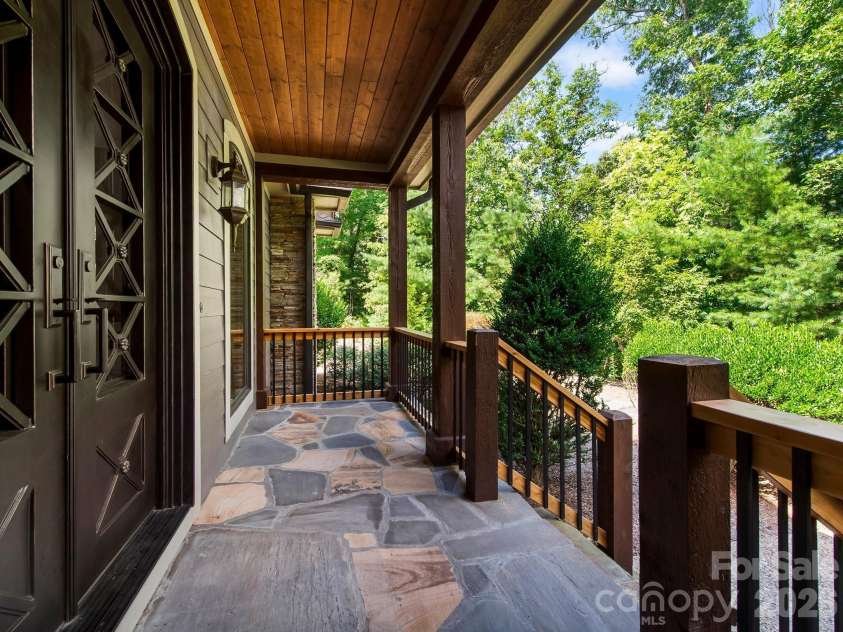 600 White Water Way, Marshall, NC 28753.  MLS# CAR4403673, YatesRealty ID 39990. Covered front porch.