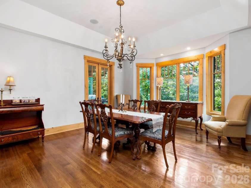 600 White Water Way, Marshall, NC 28753.  MLS# CAR4403673, YatesRealty ID 39990. Dining room.