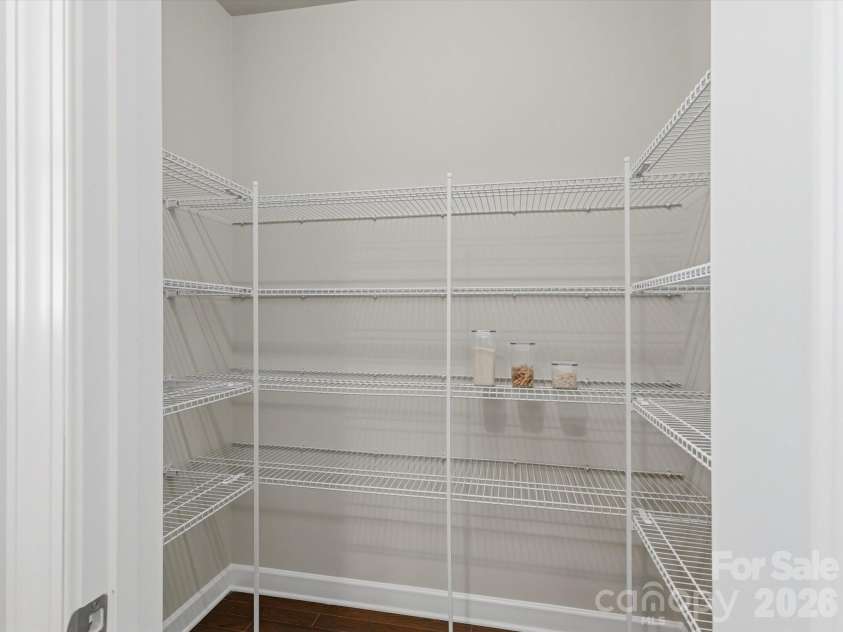 5353 Baker Lane, Clover, SC 29710.  MLS# CAR4401671, YatesRealty ID 39994. Large walk-in pantry with ample storage space.