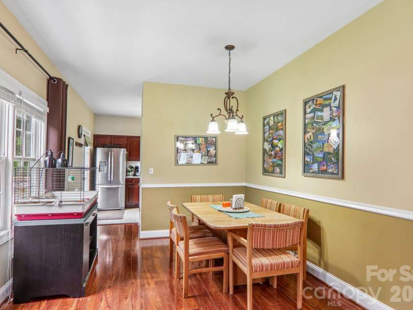 3311 Sandy Drive, Hendersonville, NC 28792.  MLS# CAR4406829, YatesRealty ID 40014. Dining nook looking towards kitchen