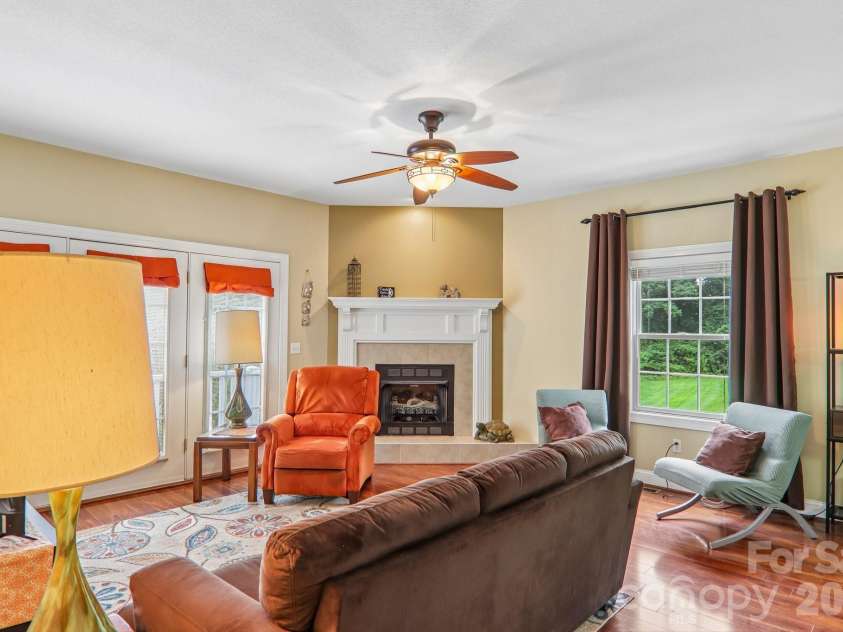 3311 Sandy Drive, Hendersonville, NC 28792.  MLS# CAR4406829, YatesRealty ID 40014. Window looking towards yard