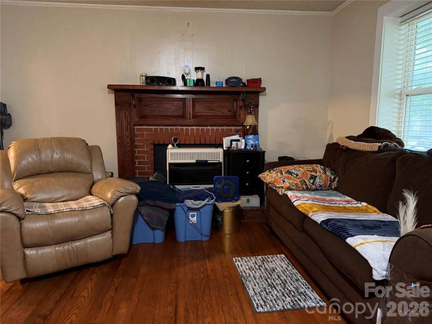 77 Maple Road, Spruce Pine, NC 28777.  MLS# CAR4407771, YatesRealty ID 40015. Living room