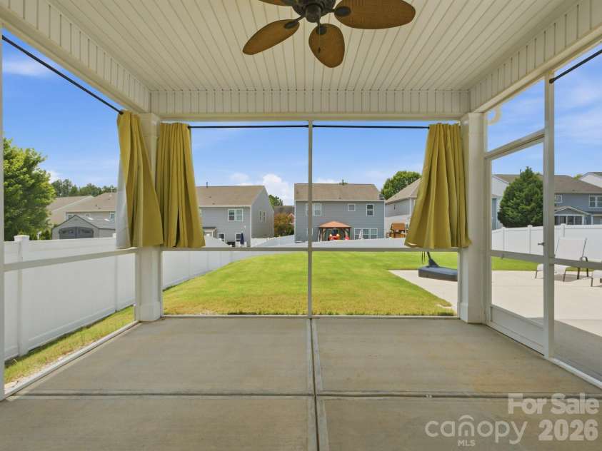 79382 Ridgehaven Road, Lancaster, SC 29720.  MLS# CAR4399768, YatesRealty ID 40023. Screened patio