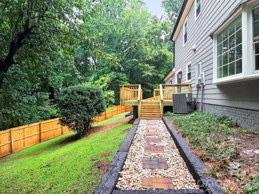 400 Hickok Court, Charlotte, NC 28270.  MLS# CAR4405887, YatesRealty ID 40025. Rear Yard